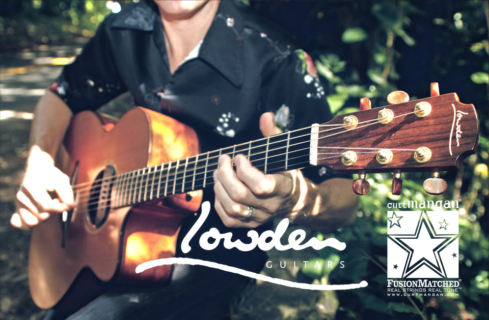 Lowden guitars and Curt Mangan strings